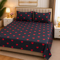 3D Pure Cotton Bed Sheet