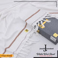J. PREMIUM WOOL SHAWL FOR MENS WITH GIFT BOX & BAG ( pearl white )